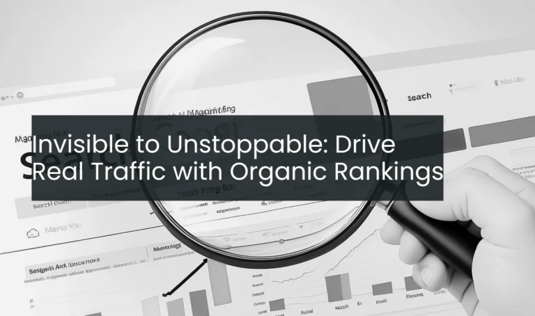Invisible to Unstoppable: Drive Real Traffic with Organic Rankings