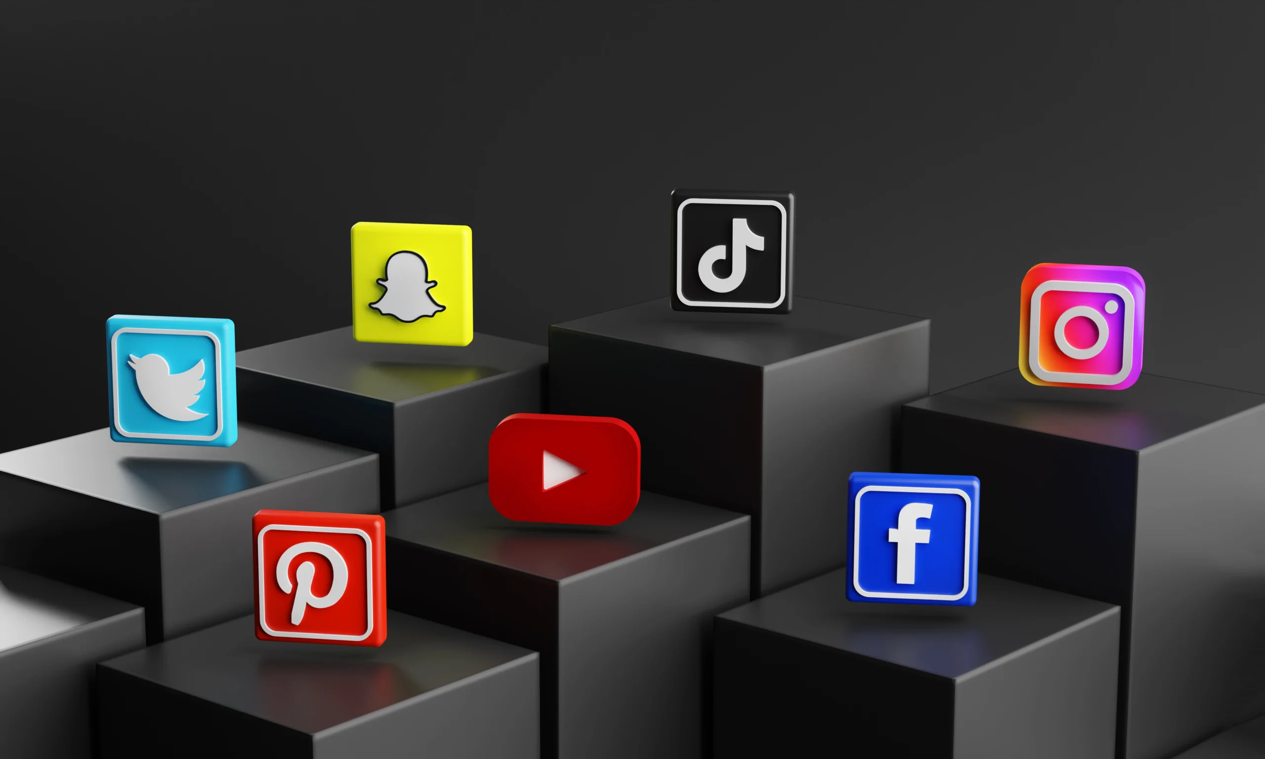 Popular social media icons
