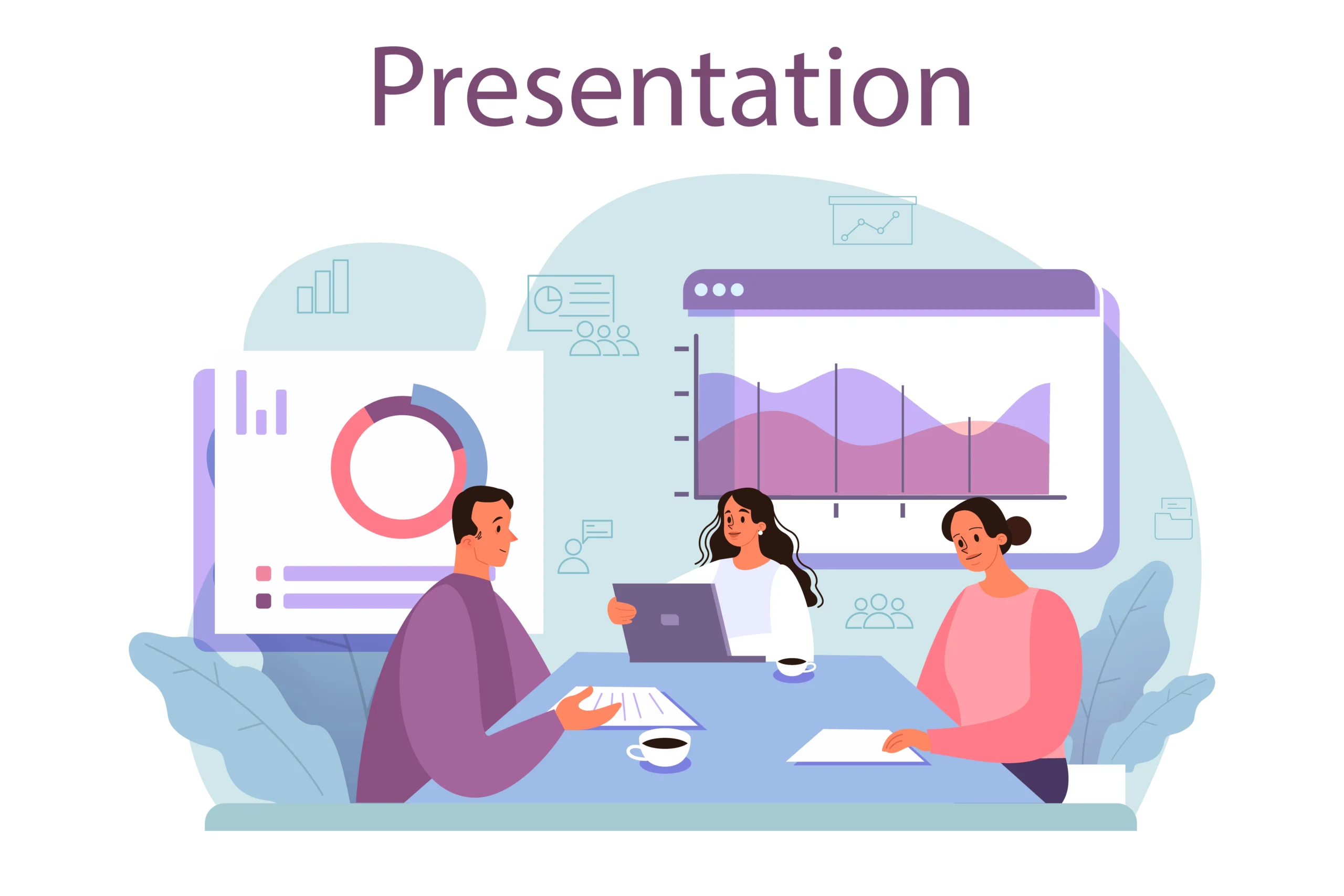 Presentation with graphs