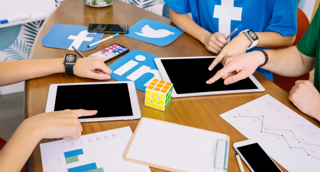 social media team
