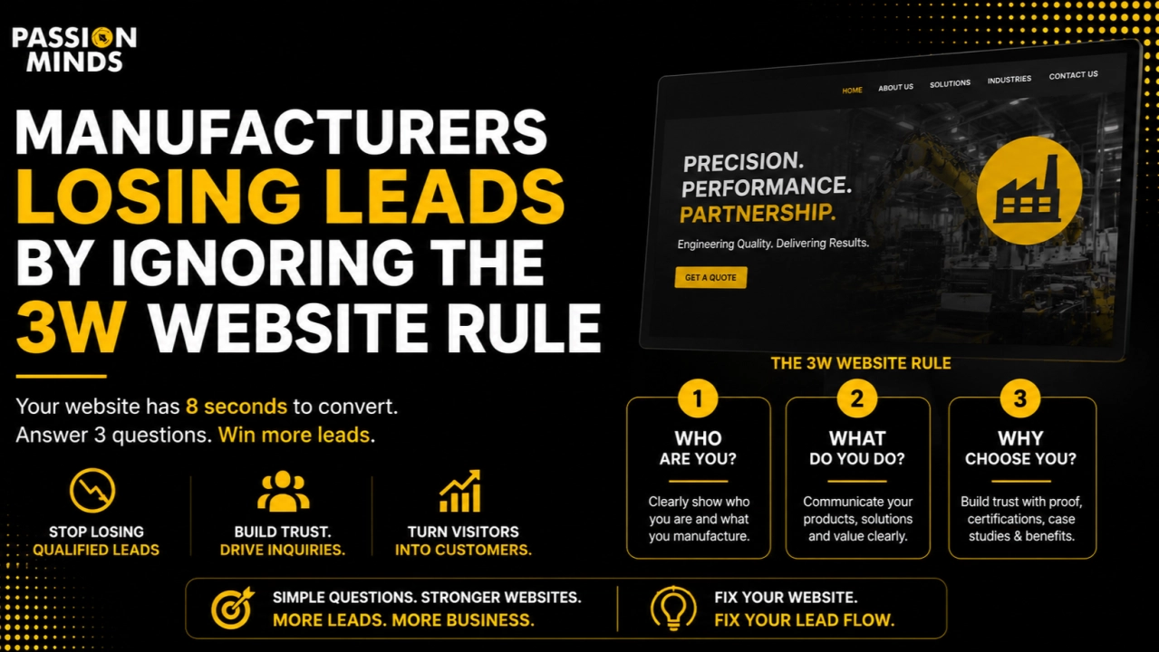 Why Manufacturing Websites Often Underperform