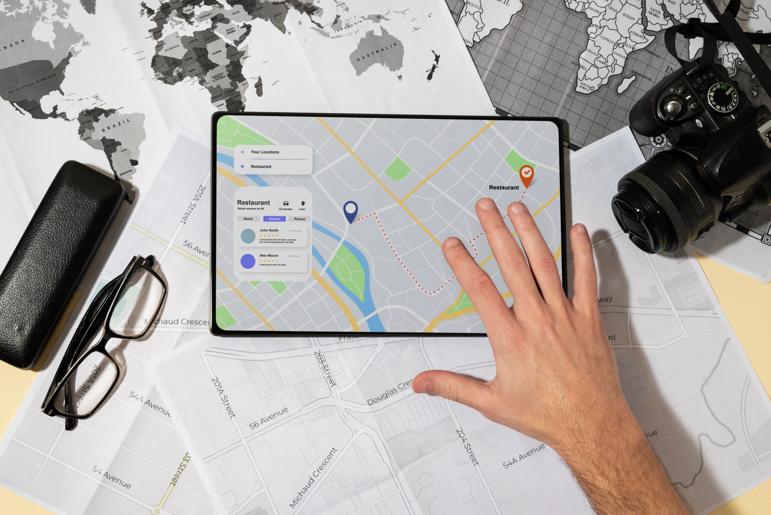 GPS on tablet