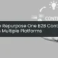 How to Repurpose One B2B Content Across Multiple Platforms